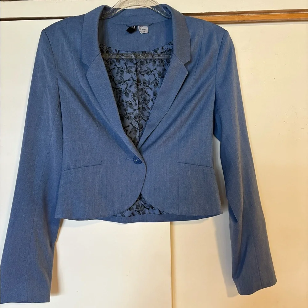 Divided Light Blue Women's Blazer - Picture 1 of 4